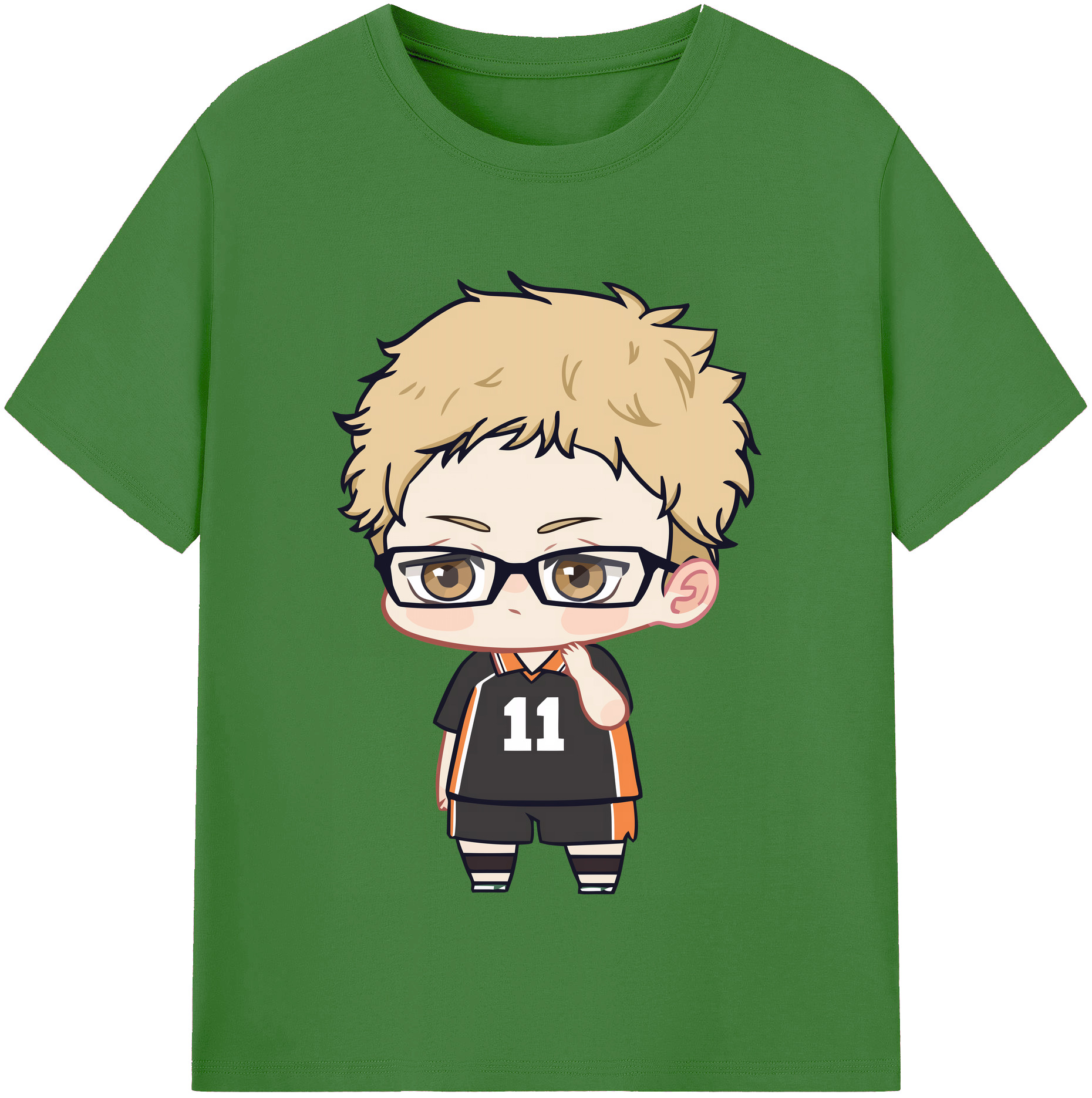 （画像用） ハイキュー!! Haikyu!! レディースカジュアルプリントTシャツ（綿100％）